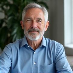 Image of a supportive therapist in a calm setting.