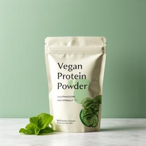 VitaSprout Vegan Protein Powder packaging.