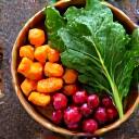 Bowl of colorful anti-inflammatory foods